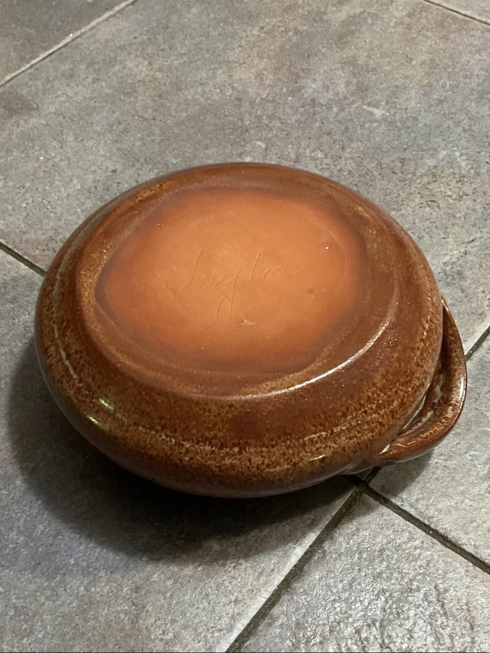 Stoneware Lidded Soup Tureen in Brown
